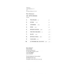 Hans Abrahamsen: Ten Studies For Piano