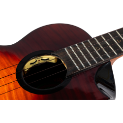Flight Navigator Tenor Electro Ukulele - Tobacco Burst : All Solid