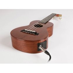 Mahalo Java Series Concert Elec Ukulele - Vintage Natural With gig bag