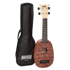 Mahalo Designer Series Soprano Ukulele - Pineapple Med taske