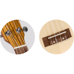 Flight: DUS320CEQ Soprano Electro-Acoustic Ukulele (With Bag)