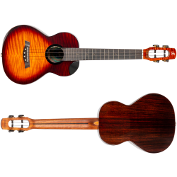 Flight Navigator Tenor Electro Ukulele - Tobacco Burst : All Solid