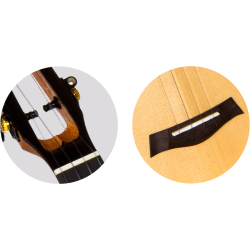 Voyager Concert Electro Ukulele (Active Pickup) : w/bag