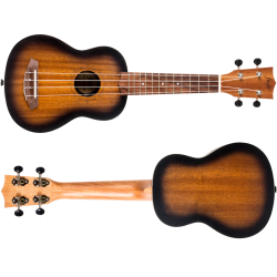 Flight: Gemstone NUS380 Soprano Ukulele - Amber : Includes Gig Bag