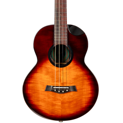 Flight Navigator Baritone Electro Ukulele - Tobacco Burst : All Solid