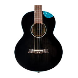 Nighthawk Baritone Electro Ukulele - Black : All Solid