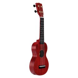 Mahalo Slimline Series Soprano Ukulele - Red