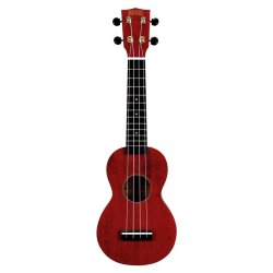 Mahalo Slimline Series Soprano Ukulele - Red