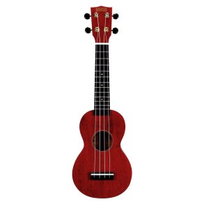 Mahalo Slimline Series Soprano Ukulele - Red