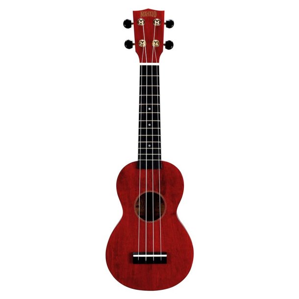Mahalo Slimline Series Soprano Ukulele - Red