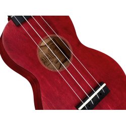 Mahalo Slimline Series Soprano Ukulele - Red