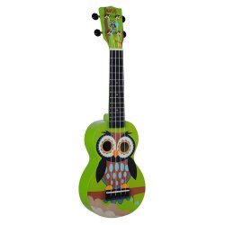 Mahalo Art Series soprano ukulele OWL