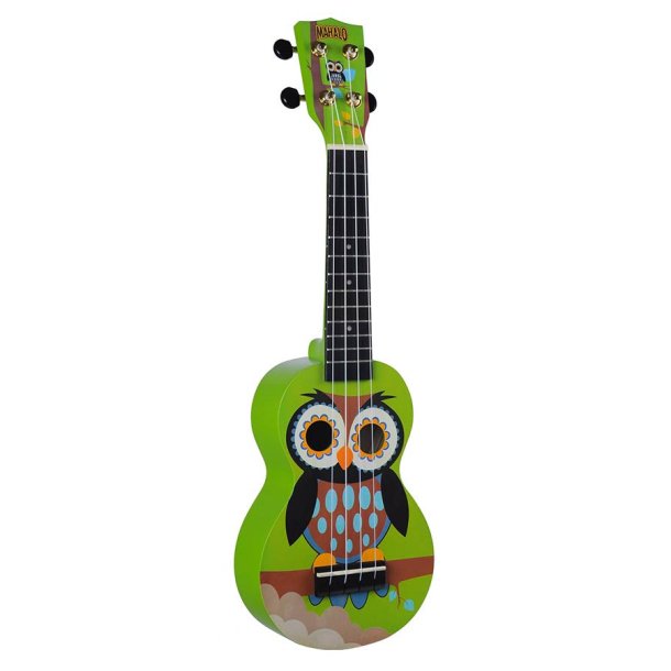 Mahalo Art Series soprano ukulele OWL