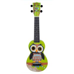 Mahalo Art Series soprano ukulele OWL