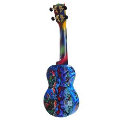 Mahalo Art Series soprano ukulele GRAFITI
