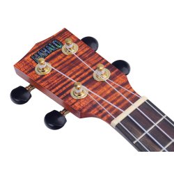 Artist Elite Series Sopran Mahalo Ukulele - Photo Flame Koa : w/bag