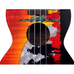 Mahalo Artist Elite Series Concert Ukulele - Wild West : w/bag