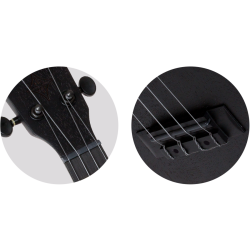 Flight Sopran Ukulele Sort - Blackbird, NUS310BB
