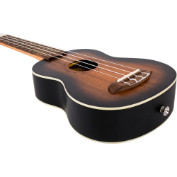 Flight: Gemstone NUS380 Soprano Ukulele - Amber : Includes Gig Bag