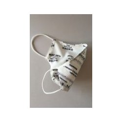 Music Design Face Covering White
