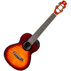 Flight Navigator Tenor Electro Ukulele - Tobacco Burst : All Solid