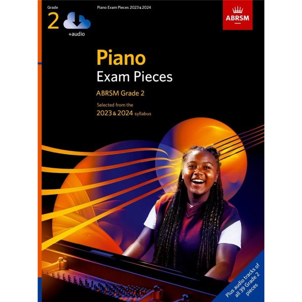 ABRSM Piano Exam Pieces 2023-2024 Grade 2 + Audio : Selected from the 2023 & 2024 syllabus