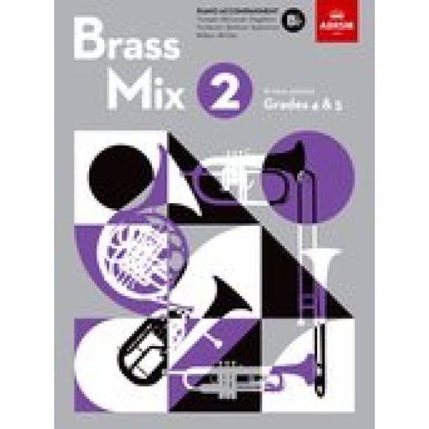 Brass Mix, Book 2, Piano Accompaniment B flat : 8 new pieces for Brass, Grades 4 & 5