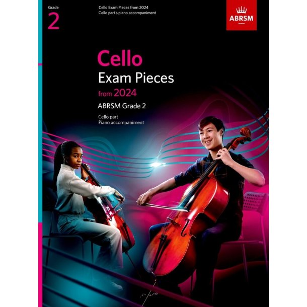Cello Exam Pieces from 2024, ABRSM Grade 2 : Cello Part & Piano Accompaniment
