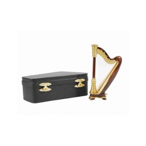 Harp wood with gift case