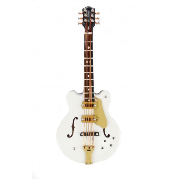 Magnet Electric Guitar white 10 cm