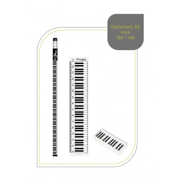 Stationery kit mini: keyboard