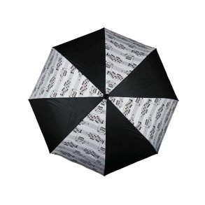Mini umbrella sheet music black/white