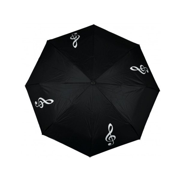 Mini umbrella g-clef black/white