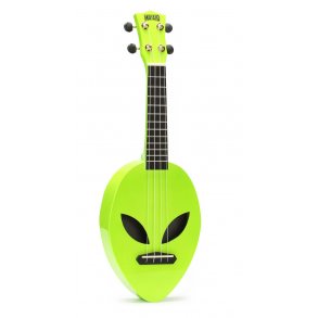 Mahalo Creative Series Soprano Uke - Alien (Neon Green) Med gig bag