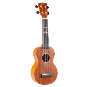 Mahalo Java Series Soprano Ukulele - Trans Brown Med taske