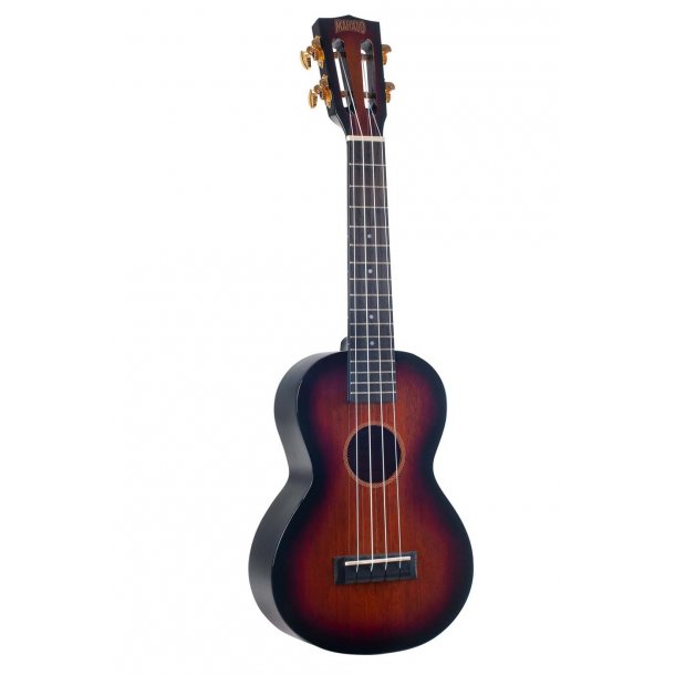 Mahalo Java Series Concert Ukulele - 3 Tone Sunburst Med taske