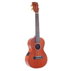 Mahalo Java Series Tenor Electro Ukulele - Trans BrownWith Padded Bag &amp; Shoulder Straps