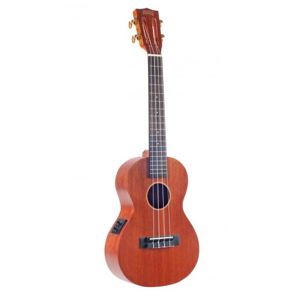 Mahalo Java Series Tenor Electro Ukulele - Trans BrownWith Padded Bag &amp; Shoulder Straps