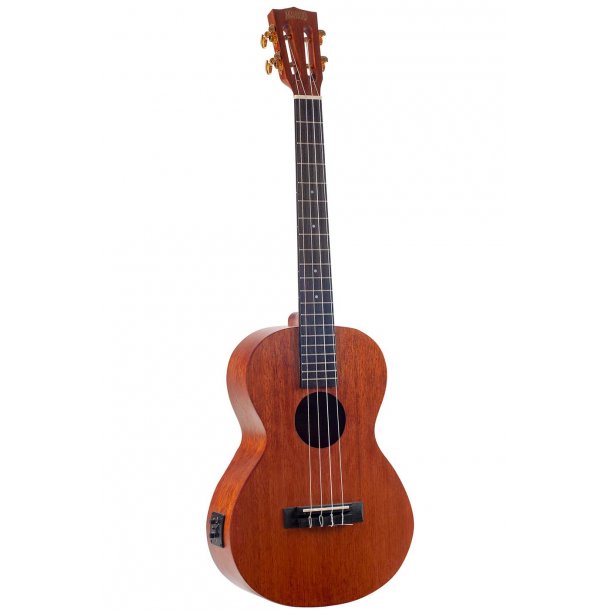 Mahalo Java Series Baritone Electro Ukulele - Trans BrownWith Padded Bag &amp; Shoulder Straps