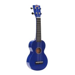 Mahalo Rainbow Series Soprano Ukulele - Blue Med taske