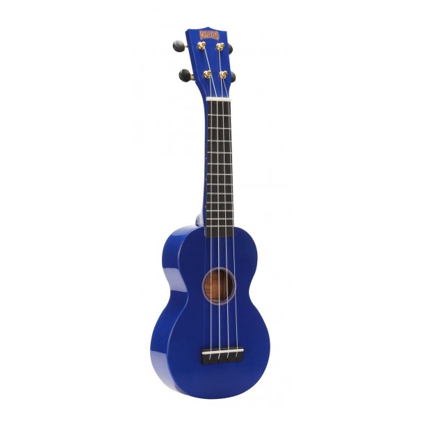 Mahalo Rainbow Series Soprano Ukulele - Blue Med taske