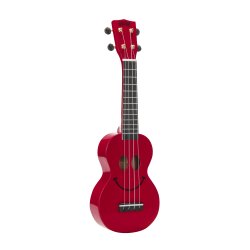 Mahalo Mahalo Smiley Series Soprano Ukulele - Rd Med taske