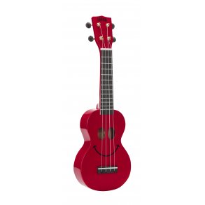 Mahalo Mahalo Smiley Series Soprano Ukulele - Rd Med taske