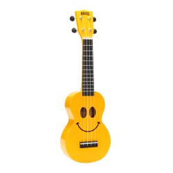 Mahalo Smiley Series Soprano Ukulele - Yellow Med taske