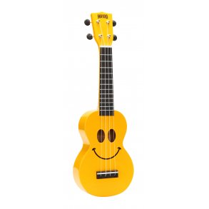 Mahalo Smiley Series Soprano Ukulele - Yellow Med taske