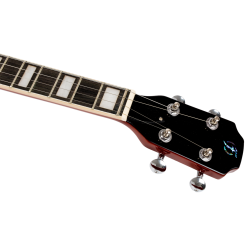 Centurion Tenor Electric Ukulele - Goldtop : Singlecut Shape. Solid Body