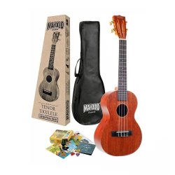 Mahalo Essentials Uke Pack: Java Concert Uke - Trans Brown