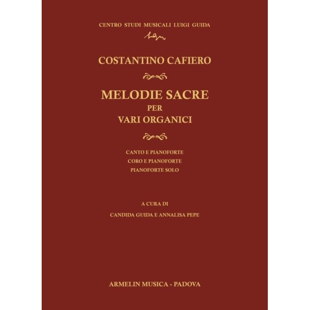 Melodie Sacre per voce e pianoforte