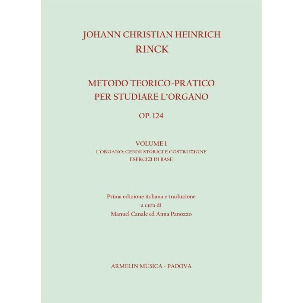 Metodo per organo, op. 124 volume 1