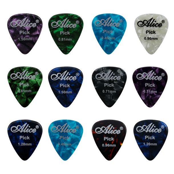 Alice AP-12A Mix-plektrum (12 st)